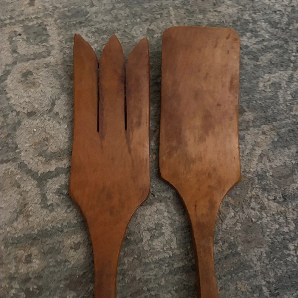 Wooden Serving Utensil Set